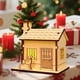thumbnail image 4 of Decoraciones navideñas, adornos navideños, regalos navideños: casitas navideñas de madera hechas a mano con luces para manualidades. Decoración de casitas de troncos., 4 of 8
