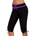 thumbnail image 2 of Womens Long Boardshort Swim Bottom High Waisted Tankini Swimwear Shorts, 2 of 5