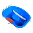 thumbnail image 3 of Portable Shampoo Basin Bed Wash Basin Hair Washing Tray with Hose for Elderly, Disabled, Bedridden Hair Washing Hair Cuts and Coloring Home Care Products Blue, 3 of 8