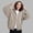 Gray, variant on ClodeEU Women's Sweatshirt ,Casual Loose Solid Color Pocket Sweatshirts, Long Sleeved Double Zipper Hooded Top Black,Womens Plus XXL