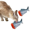 thumbnail image 2 of 2PCS Fish Cat Toy Interactive Simulated Realistic Plush Catnip Toy Cat Chew Toy, 2 of 10