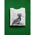 thumbnail image 3 of Hoopoe Bird Sketch Sweatshirt Men -Image by Shutterstock, Male 3X-Large, 3 of 4