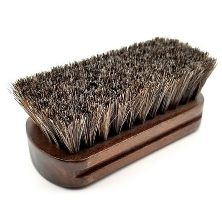 

Horsehair Brush Shoe Shine Cleaner Polish Car Interior Apparel Cleaning Brush