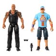 thumbnail image 4 of WWE Main Event Championship Showdown 2-Pack The Rock vs John Cena Action Figures & Accessory, Series #19, 4 of 6