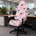 thumbnail image 5 of HELLHERO Easter Egg Paw Prints Gaming Chair Covers with Armrest Cover for Office Home Office, Soft Anti-Scratch Spandex Computer Chairs Seat Slipcovers, 5 of 10