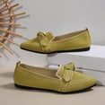 thumbnail image 4 of ZunFeo Ballet Flats for Women Soft Knit Slip on Shoes Fashion Pointy Toe Loafers for Daily Office, 4 of 9
