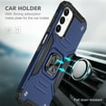 thumbnail image 3 of Aggxpf for Samsung Galaxy A54 5G Phone Case with Screen Protector & Camera Lens Protector, Rugged Phone Cover with Metal Ring Stand, Blue, 3 of 6