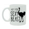 thumbnail image 1 of Hay You Sexy Beast Coffee Mug Printed Quote White Tea Cup With Free Gift Box, 1 of 1