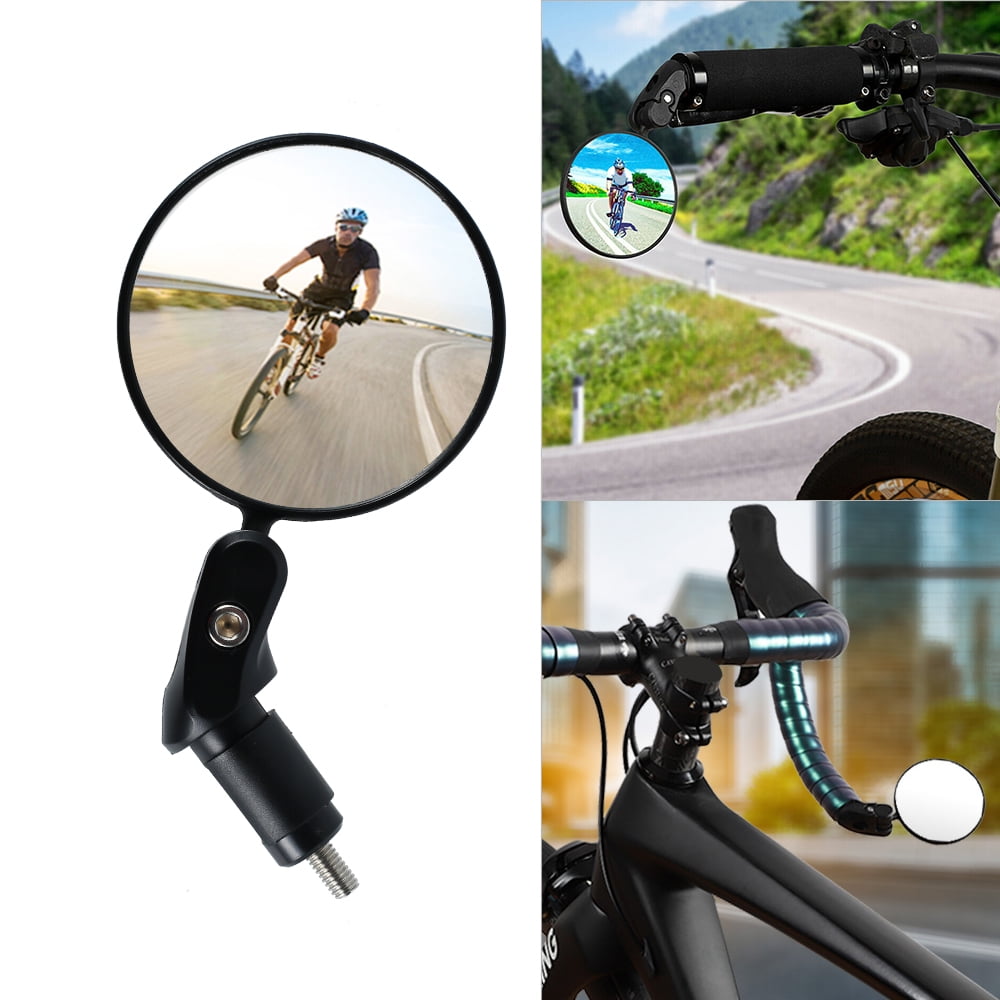 Bicycle Mirror B/R Bicycle Rearview Mirror Suitable for Mountain Road Bikes Wide-Angle Shockproof Convex Mirror Mountain Bike Rearview Mirror 