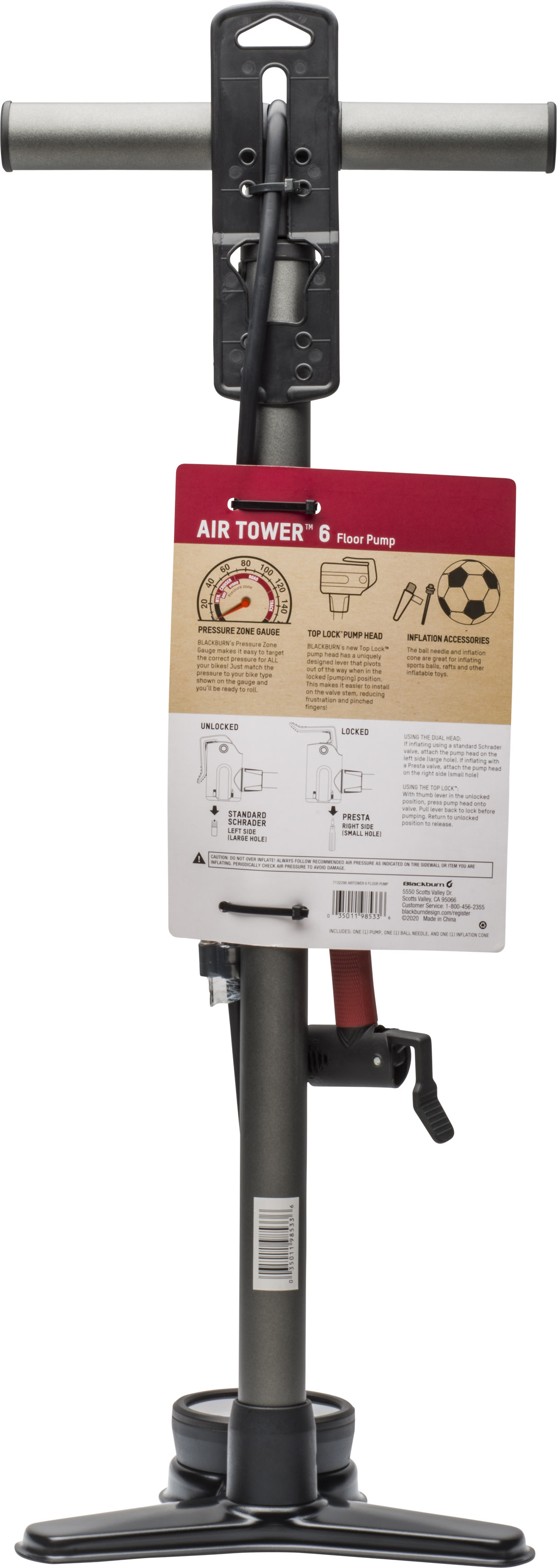 Blackburn Air Tower 6 High Pressure Bike Floor Pump photo 8