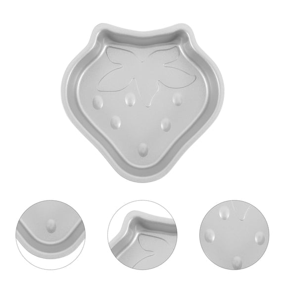 DRAFIDEEP 2-Piece Strawberry Cake Pan Set, Plated, , Bakeware