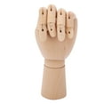 thumbnail image 4 of Mano de Maniquí de Madera para Dibujar, Con Dedos de Articulaciones Flexibles, Accesorios de Fotografía para Decoraciones del Hogar, Dibujar,, 4 of 7