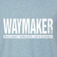 thumbnail image 5 of Wild Bobby Waymaker Inspirational/Christian Men Premium Tri Blend Tee, Denim, Small, 5 of 5