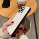 thumbnail image 3 of For iPhone 15 Pro Max Case Rhombus Stitching PU Leather + TPU Shockproof Phone Cover - Black, 3 of 5