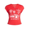 thumbnail image 5 of Palm Springs Women's Graphic Tee with Short Sleeves, Sizes XXS-XXL, 5 of 5