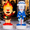 Heat Miser & Snow Miser, variant on Heat Miser Retro Christmas Figure, 30 cm LED Plug-In Blow Mold Decor for Porch, Lawn, Yard, Patio and Holiday Display