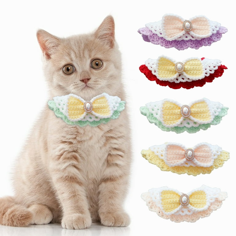 Chic Cat Pearl Collar with Charms – Petites Paws