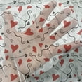 thumbnail image 3 of Valentines Tulle Curtains with Rod Pocket, Arrows of Cupid Mythological Concepts Hearts with Love and Adoration Themes, Sheer Drape for Wedding Party 2 Panels, 7 Sizes, Black Red White, by Ambesonne, 3 of 3