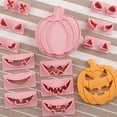 thumbnail image 3 of 13PCS/ Set Halloween Cookie Cutters DIY Pumpkin Face Biscuit Fondant Embosser, 3 of 3
