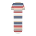 thumbnail image 6 of Summer Plus Size Dresses for Womens 2025 Fashion Sexy Printing Pocket Short Sleeve V-Neck Dress, 6 of 6