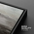 thumbnail image 4 of IDEA4WALL Framed Canvas Print Wall Art Set Brown and Gray Grunge Paint Stroke Landscape Abstract Modern Art Minimalist Chic Relax/Calm for Living Room, Bedroom, Office - Black 24"x36"x3, 4 of 5