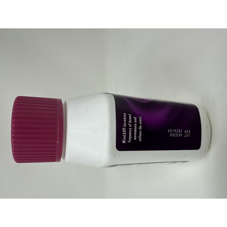 MiraLAX Laxative Powder, Gentle Constipation Relief, Unflavored