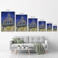 thumbnail image 4 of Smile Art Design Vincent Van Gogh The Church at Auvers, 1890 Canvas Wall Art Print Artwork Classic Modern Art Living Room Bedroom Decor Ready to Hang Made in the USA - 12x8, 4 of 4