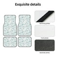 thumbnail image 4 of Kdxio Dragonfly Print Car Floor Mats Universal SUV Front Rear Floor Foot Mats 4-Piece Full Set with Non-Slip Rubber Backing Car Accessories for Most Cars, 4 of 7