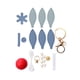 thumbnail image 1 of Kit de costura para llaveros DIY, colgante de globo aerostático, llavero de coche, colgante colorido Azul, 1 of 9