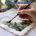 thumbnail image 2 of 100 Sheets Watercolor Paper 4 x 6inch, 160 GSM Deckled Edge Paper Rough/Textured Handmade Paper Cotton Paper for Watercolors, Wedding Invitations, Cards, Crafts, 2 of 7