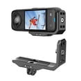 thumbnail image 4 of Lttoisl Magnetic Camera Mount Bracket for Insta360 X5 X4, Horizontal & Vertical Adapter Set, Aluminum Alloy Silicone, Action Camera Accessories, 1/4 Interface, 4 of 8