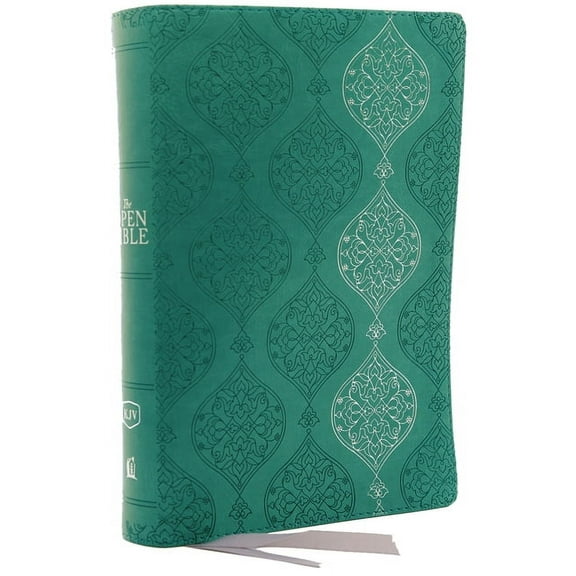 The KJV, Open Bible, Leathersoft, Blue, Red Letter Edition, Comfort Print: Complete Reference System, (Hardcover)