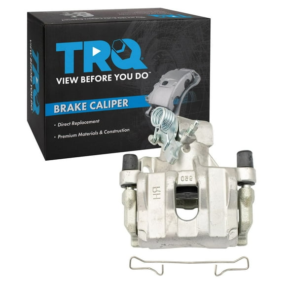 TRQ Rear Right Brake Caliper w/Bracket Passenger Side Compatible with 2009-2013 Mazda 3
