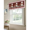 thumbnail image 6 of Valances for Windows Chef Gourmet Kitchen Rod Pocket Cafe Window Treatments Valance Curtains for Kitchen Bathroom Laundry Basement Windows 60"x18", 6 of 9
