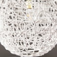 thumbnail image 2 of SEI Furniture Alakesh Round Woven Pendant Lamp Shade in White, 2 of 4