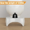 thumbnail image 4 of Toilet Stool for Adults, 7" Toilet Stool Squat Adult for Bathroom Potty Stool for Kids Adults Seniors with Non-Slip Mat Toilet Assistance Step Stool, 4 of 9