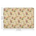 thumbnail image 5 of Pioneer Flower Floral Print Flannel Non Slip Door Rugs,Washable Door Mats Indoor,Decorative Door Mats,Dirt-Resistant and Absorbent Doormat for Entrance,Bedroom,Kitchen,Bathroom,23.5"x16", 5 of 5
