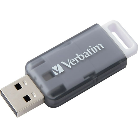 Verbatim 64GB SeaGlass USB 3.2 Gen 1 Flash Drive, Gray
