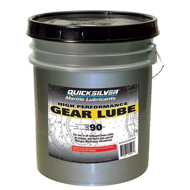 Quicksilver 92858008Q01; HIGH PERF GEAR LUBE 5G PAIL, Boat Marine