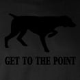 thumbnail image 3 of CafePress - GET TO THE POINT Long Sleeve T Shirt - Long Sleeve Dark T-Shirt, 3 of 4