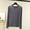 Gray, variant on Women'S Long Sleeve Pajama Top Loose Casual Sleepwear Tunic Blouse with Pockets for Home Lounge