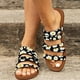 thumbnail image 1 of Chanclas Sandalias para mujer Sandalias planas huecas Zapatos de mujer con cremallera trasera transfronteriza Wmkox8yii  nm3396, 1 of 7