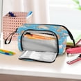 thumbnail image 6 of Nylon Fish Mouth Pencil Case with Large Capacity Zipper Pencil Pouch Capybaras Pattern Pencil Bag Organizers, 6 of 7