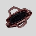 thumbnail image 2 of Bolso casual para mujer Bolso de viaje diario para mujer ligero de color sólido de gran capacidad Marrón, 2 of 8