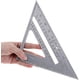thumbnail image 5 of Regla triangular de precisión para tareas sencillas de diseño y transportador de ángulos Herramienta de diseño de escuadra rápida, 5 of 5