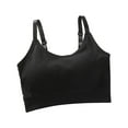 thumbnail image 2 of VISALY Push Up Bra Seamless Bras Women's Adjustable Sports Front Closure Extra-Elastic Breathable Undershirt Bra Wireless Bras For Women Comfortable Bras For Women Bras For Women Black One size, 2 of 4