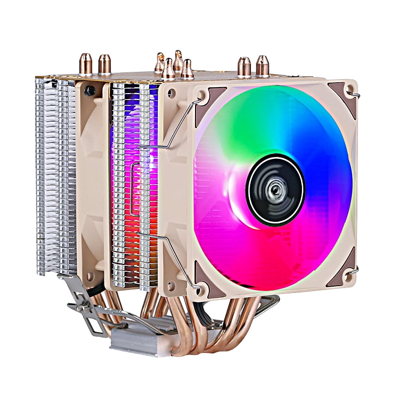 Twin Towers 9cm 4 Heat Pipe Cooler Air-cooled CPU Cooling Fan Suitable For Installing LGA2011 2099 2066 X79 X99 X299 E5 E3 AMD