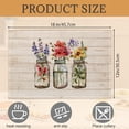 thumbnail image 2 of Spring Summer Flowers Placemats Set of 6,Washable Heat Resistant 12×18 Inch Linen Table Mats Vintage Floral Place Mats for Party Outdoor Dining Décor, 2 of 6