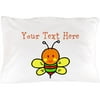 Cafepress Personalized Orange Cute Bee It Pillow Case