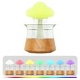 thumbnail image 2 of DEBGFS Rain Cloud Humidifier 300ml Essential Oil Diffuser with 7 Color Changing Lights and Water Drop Sound Timing Function USB Rechargeable Rain Cloud Diffuser for Home Office Bedside Sleeping, 2 of 10